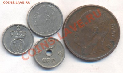 Норвегия 4 монеты.До 13.01.14 г. 22-00 МСК . - Норвегия