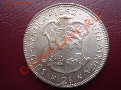 ЮАР: Ag-500 2 шиллинга (флорин) 1952 ДОСТОЙНЫЕ! до 17.01 22 - ЮАР флорин 1952-1.JPG
