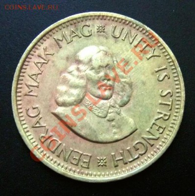 2 цента (1964) до 13.01 (22.00) - Южная Африка 0,5 цента (1964) А