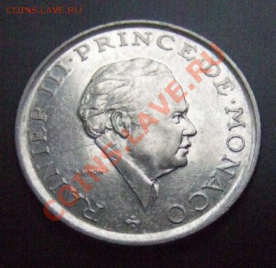 МОНАКО 2 франка (1981) до 13.01 (22.00) - Монако 2 франка (1981) №2 А