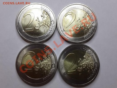 2 евро ФРГ Б-Вюрт,Елисейский из роллов 4 монеты 13.01.2014 - 20140111_214841_LLS