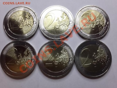 2 евро ФРГ Б-Вюрт,Елисейский из роллов 6 шт. 14.01.2014 - 20140111_215049_LLS