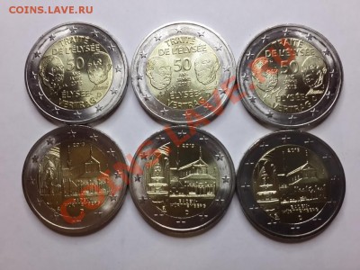 2 евро ФРГ Б-Вюрт,Елисейский из роллов 6 шт. 14.01.2014 - 20140111_215007_LLS