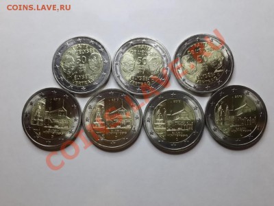 2 евро ФРГ Б-Вюрт,Елисейский из роллов 7 шт.	14.01.2014 - 20140111_215227_LLS