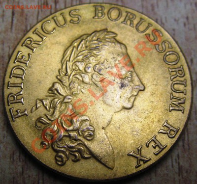 позолоченная копия талера EIN REICHS THALER 1786 12.01 22.30 - Изображение 037