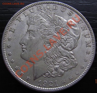 A12 Morgan Dollar 1921 aUNC 18.01 в 22°° - A12 Morgan Dollar 1921 aUNC_1