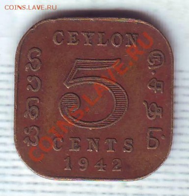 Брит.Цейлон.5 Центов.1942. до 18.01 - 19420105.JPG