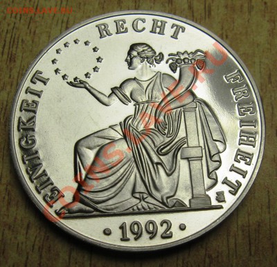 медаль ГЕРМАНИИ DEUTSCHLAND - ECU- EUROPA 15.01.14 В 22.00 - Изображение 083