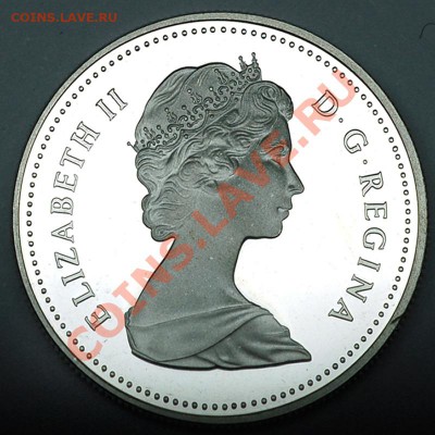 Памятный канадский доллар 1983. Серебро пруф; до 13.01_22.06 - 7221