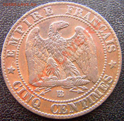 Франция_5 сантимов 1855(ВВ); до 13.01_22.26мск - 7051