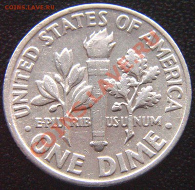 США_10 центов 1964 "Roosevelt Dime". Серебро; до 13.01_22.30 - 7176