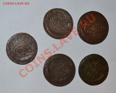 35 монет по 5 копеек медью Еатерины2 и Елизаветы - DSC_1030