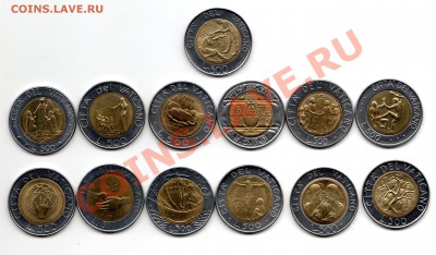 С РУБЛЯ комплект ВАТИКАН 13х500 лир 1983-1997 до 18.01 22-00 - img976
