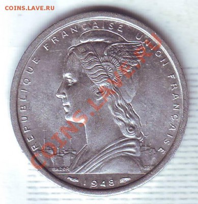 Фр.Камерун.2 Франка.1948. до 19.01 - 1948.JPG