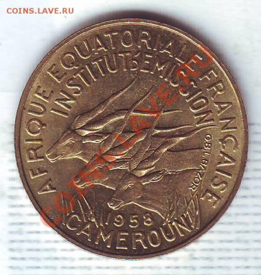Фр.Камерун.10 Франков.1958. до 19.01 - 1958.JPG