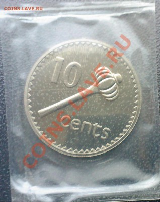 ФИДЖИ 10центов 1969г.UNC до 15.01 - 8