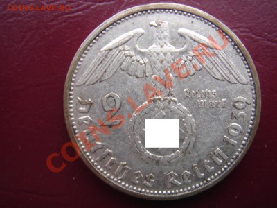Германия (3-й рейх): Ag-625 2 марки 1939 А до 20.01.14 22-0 - Германия 2 марки 1939-1.JPG