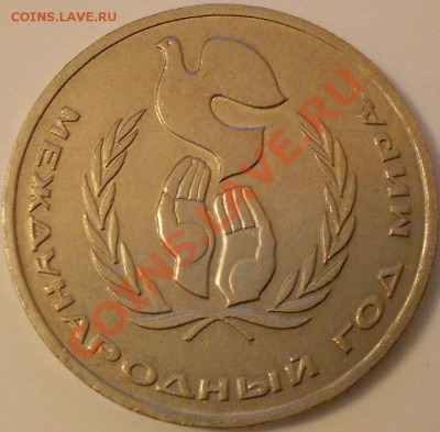1 рубль Год Мира 1986г (шалаш)до 17.01.2014г в 22.00 вр.Моск - DSCN3299.JPG