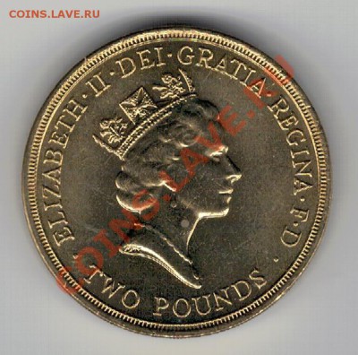 Великобритания 2£ 1986 Игры Содружества 20.01 в 22ч (7728) - 4-вел86а