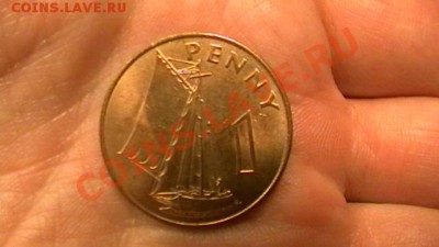 Британская Гамбия  1 пенни Кораблик 1966 до 17.01.14 - IMGA0239.JPG