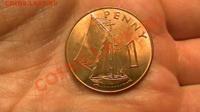 Британская Гамбия  1 пенни Кораблик 1966 до 17.01.14 - IMGA0240.JPG