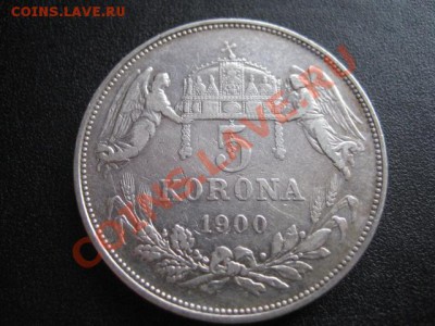1900 Венгрия, 5 крон, серебро, до 21.01 в 22-15 мск - IMG_0391.JPG
