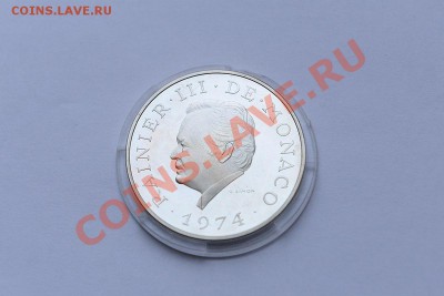 Монако 100 франков 1974 чеканка PROOF - 1