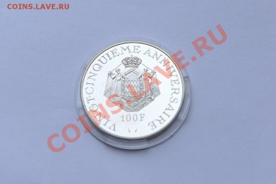 Монако 100 франков 1974 чеканка PROOF - 2