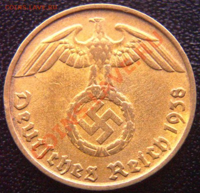 Германия (3-й Рейх)_5 рейхспфеннигов 1938(D); до 16.01_22.16 - 7232