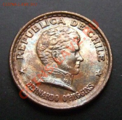 1 - Чили 20 сентаво (1951) Бернардо Хиггинс UNC А