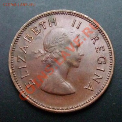 1 - Брит. Южная Африка 0,5 пенни (1958) Парусник А