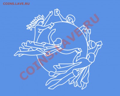 Монеты с Корабликами - Почтовый союз. флаг.JPG