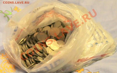Мешочек Советской мелочи более 3 кг с рубля - СССР2