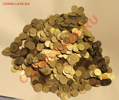 Мешочек Советской мелочи более 3 кг с рубля - СССР