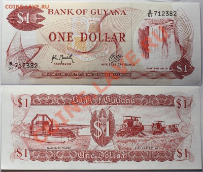 Гайана 1 доллар 1992 до 25.01.14 22мск - Guyana_1_1992