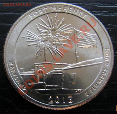 A22 США 25¢ 2013 Fort McHenry UNC до 25.01 в 22°° - Y94 25c 2013_2