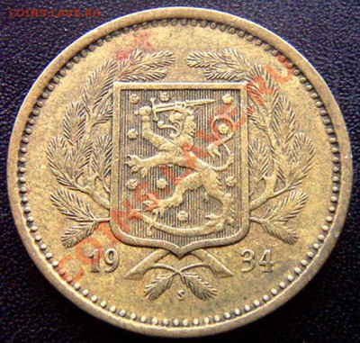 Финляндия_20 марок 1934. Нечастый год; до 19.01_22.08мск - 7154