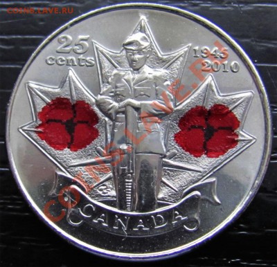 A23 Канада 25¢ цветной куотер 2010 до 25.01 в 22°° - A23 Canada 25c Coloured 2010_1