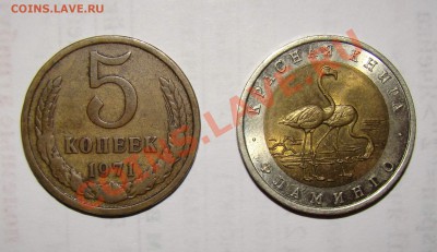 5 копеек 1971, красная книга - фламинго - 1-1.JPG
