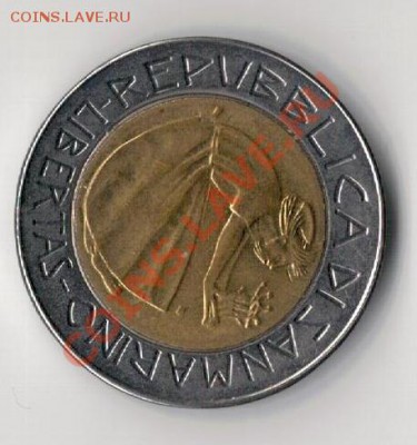 САН-МАРИНО 500 ЛИР 1985 НЕТ НАРКОТИКАМ 23.01 В 22Ч (7779) - 4-см500-85