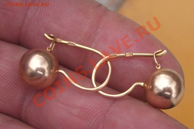 серьги золото 585 пр вес 3.52 гр - DSCF8661яя