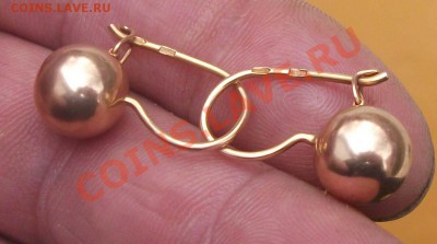 серьги золото 585 пр вес 3.52 гр - DSCF8665яя