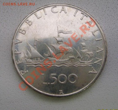 ИТАЛИЯ,500 ЛИР 1966г(Санта Мария,Ag 0,835,вес 11г)!до22.01 - S6000288.JPG