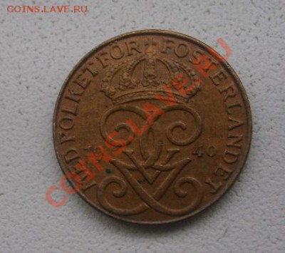 ШВЕЦИЯ,1 эре 1940г(бронза)!!до 22.01.2014 - S6000311.JPG