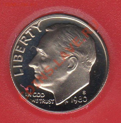 США 10 центов 1980, пруф, до 26.01.14г 22-30мск - 10_пруф_01