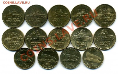 Финляндия 1865-2006. Погодовка,юбилейка,евро. + Швеция Ag - 5 м.1972-2001.1
