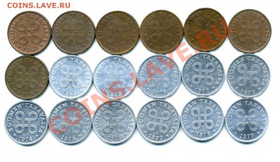 Финляндия 1865-2006. Погодовка,юбилейка,евро. + Швеция Ag - 1 п.1963-79.1