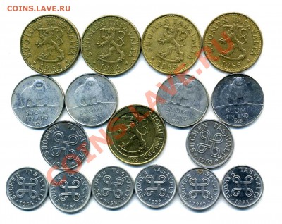 Финляндия 1865-2006. Погодовка,юбилейка,евро. + Швеция Ag - 20,50 п,1,5 м.1