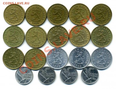 Финляндия 1865-2006. Погодовка,юбилейка,евро. + Швеция Ag - 10 п.1963-93.1
