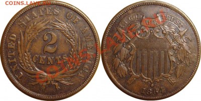 2 цента США 1871 оценка - 2 cents 1864.JPG